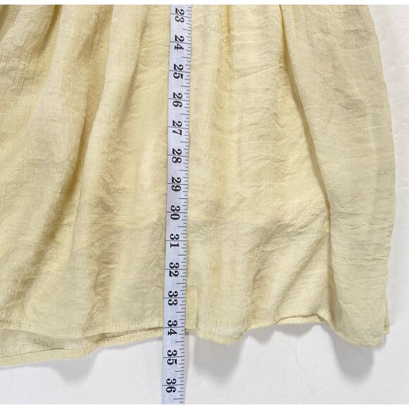 Umgee Boho Floral Embroidered Mini Dress Size M Cream Multi Bell Sleeve NWOT - Picture 15 of 15